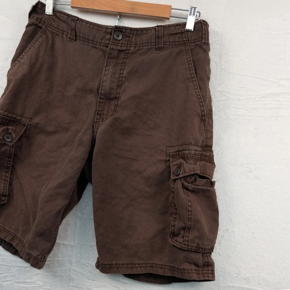 VTG OTB Cargo Shorts Men's 34 Brown 12